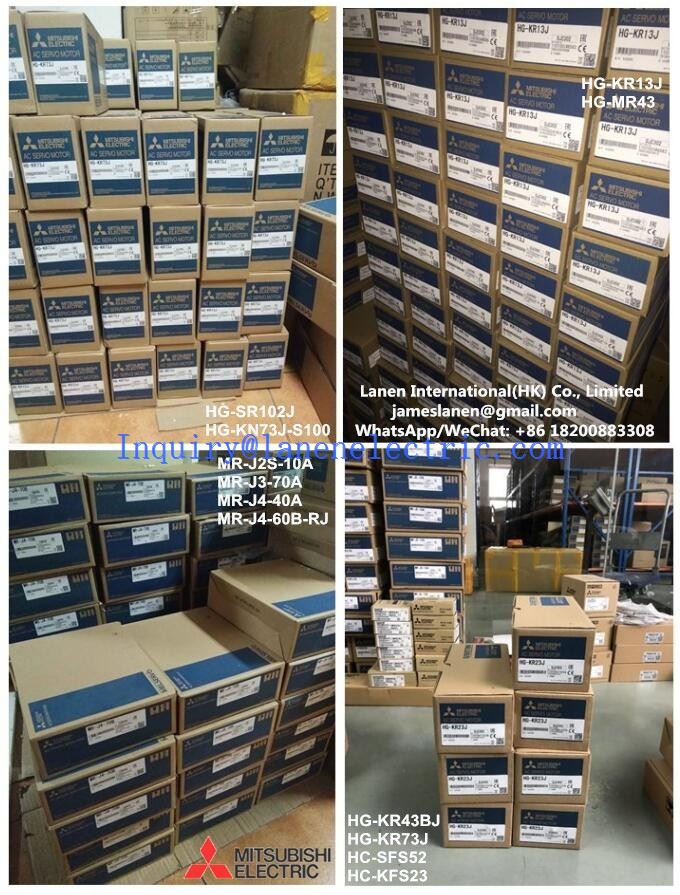 100 foiz yangi va original Mitsubishi HG seriyali 3KW servo motor HG-SR301B yaxshi narxda
