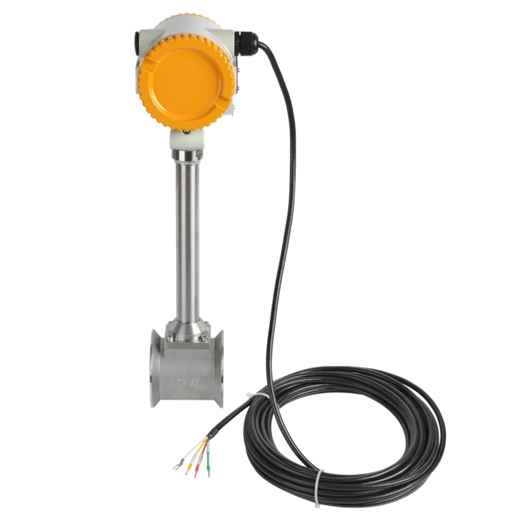 Flanjli qisqichli Vortex Flowmeter